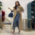 Lapel tie striped trench coat - ROUTINE FASHION